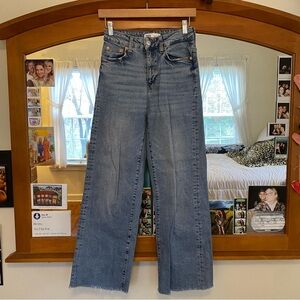 Zara Women's Light Blue Flare Jeans